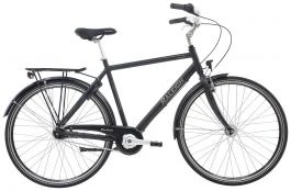 Raleigh Shopping Alu Herrecykel - 7 Gear - Sort - 52 Cm